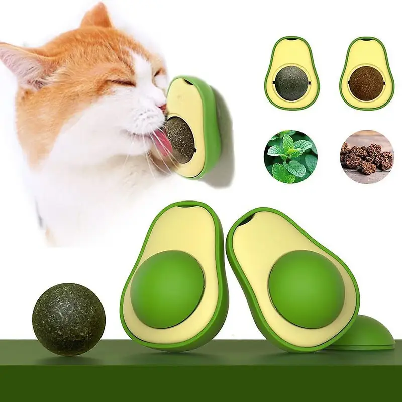آبنبات گربه آووکادو طرح گلابی
